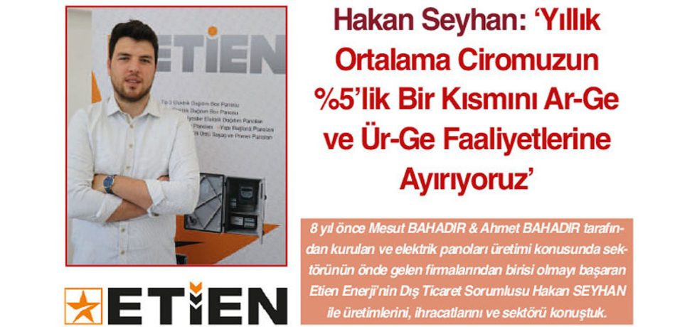 Hakan SEYHAN Elektrik Dünyası Röportajı